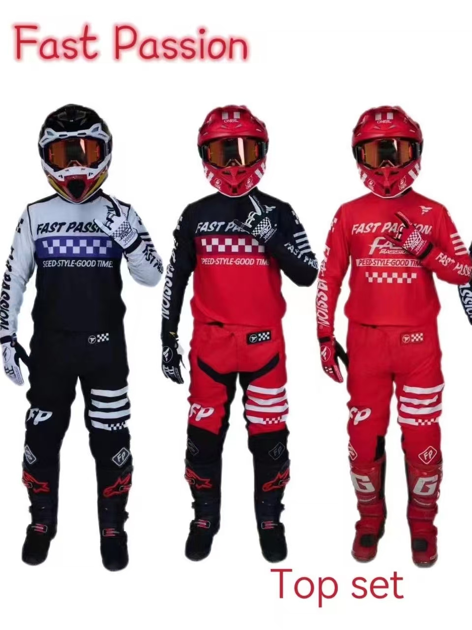 Motorcycle Gear Women - Zestaw motocyklowy Fastpassion 2025 dla Foxa,