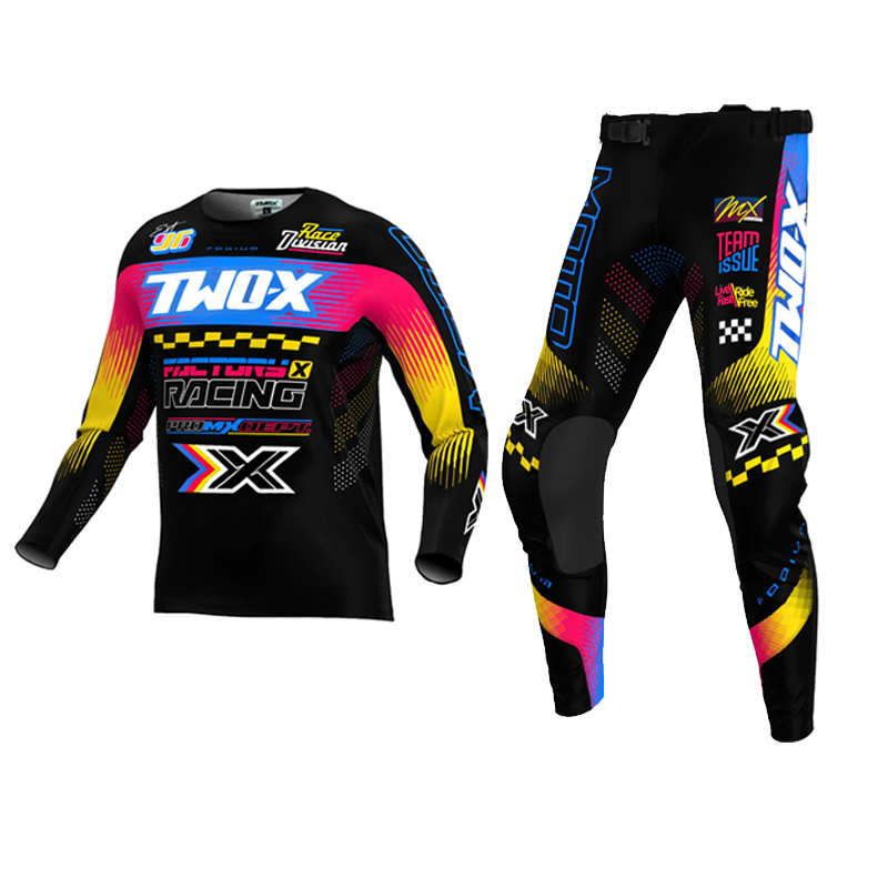 Gear X Motorcycle - 4-kolorowy zestaw odzieży motocrossowej Two-X Podium