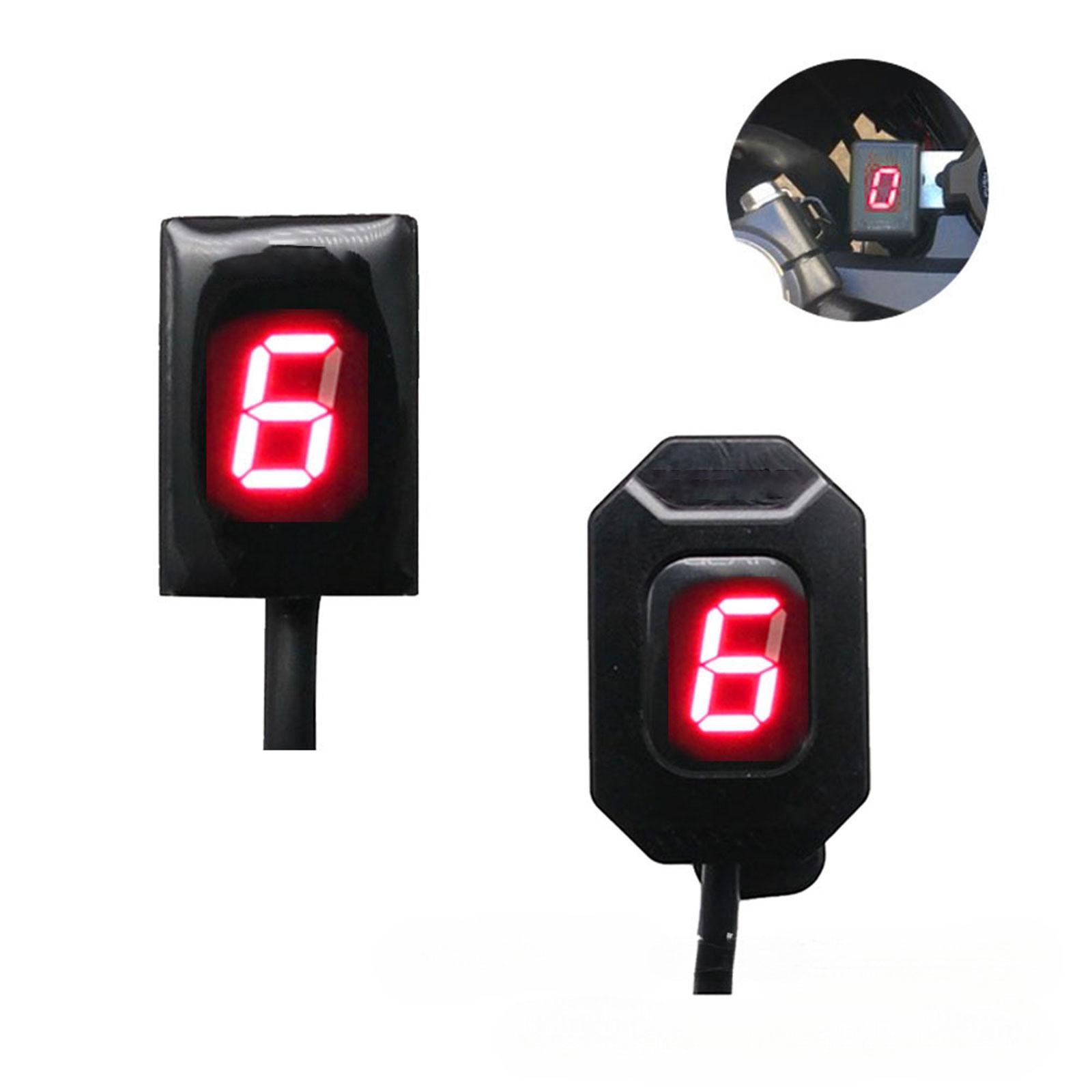 Motorcycle Gear Indicator Install - Uchwyt wskaźnika biegów motocyklowych, łatwy montaż,