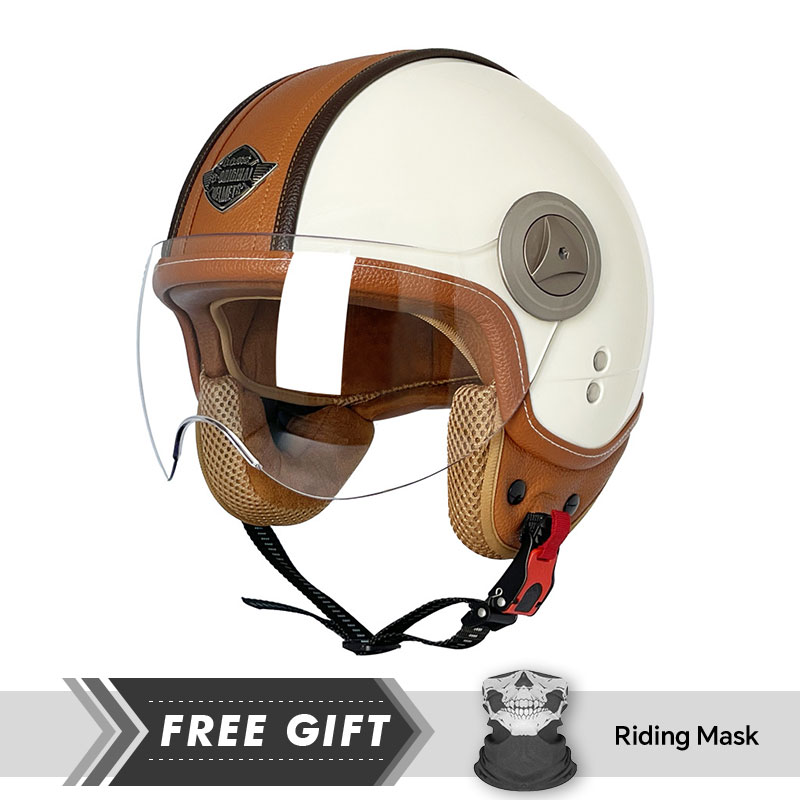 Motorcycle Gear In Store - Kask motocyklowy otwarty wygodny kask 3/4