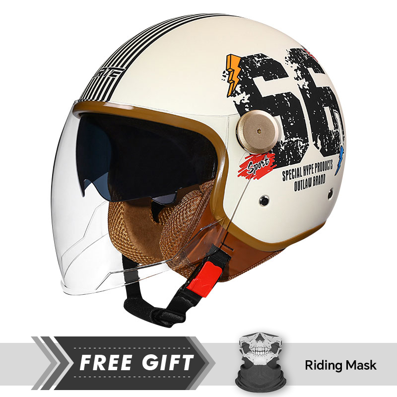 Kask motocyklowy retro 3/4 otw – Motorcycle Gear In Store recenzja i cena