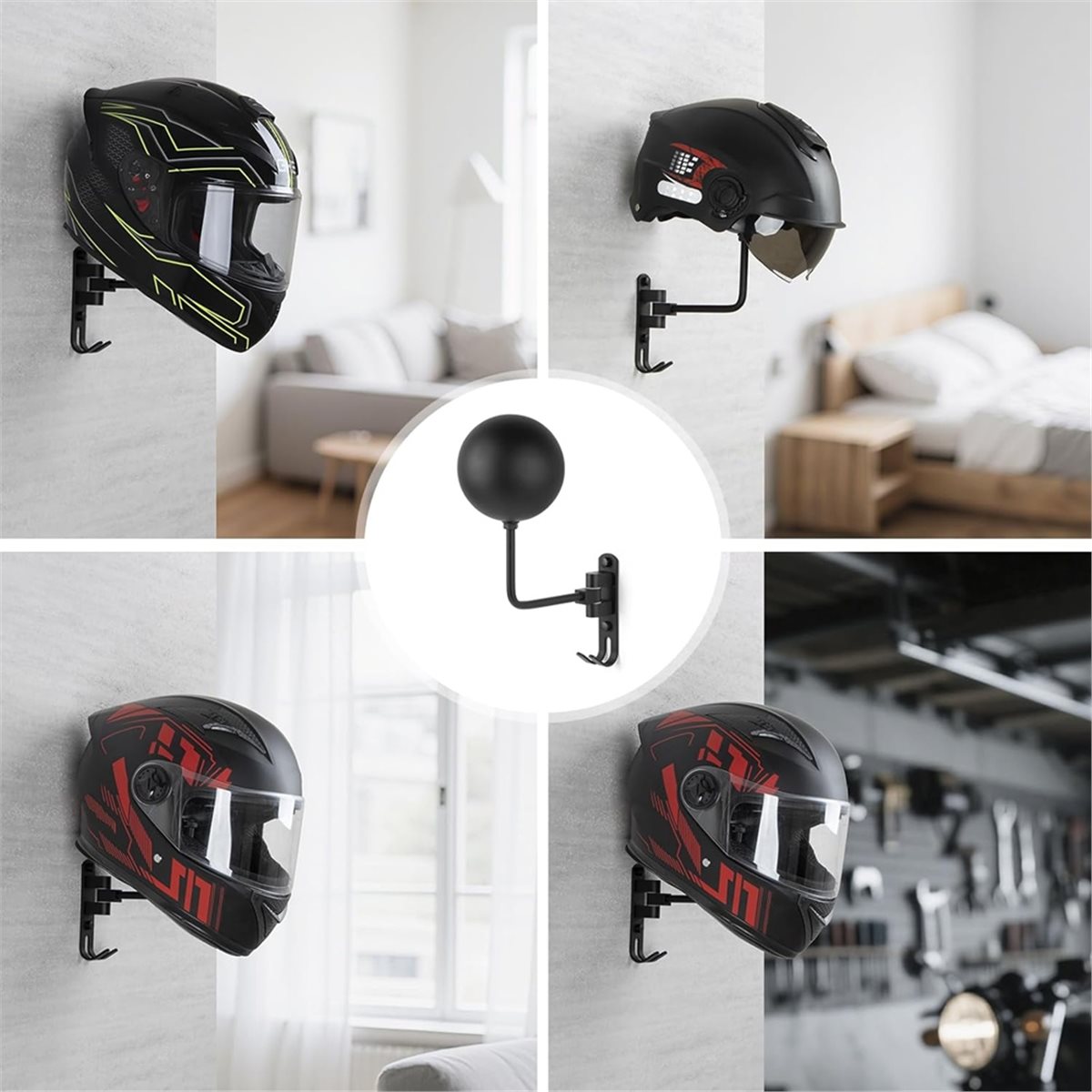Uchwyt ścienny na kasky 2026 T – Motorcycle Gear Hanger recenzja i cena