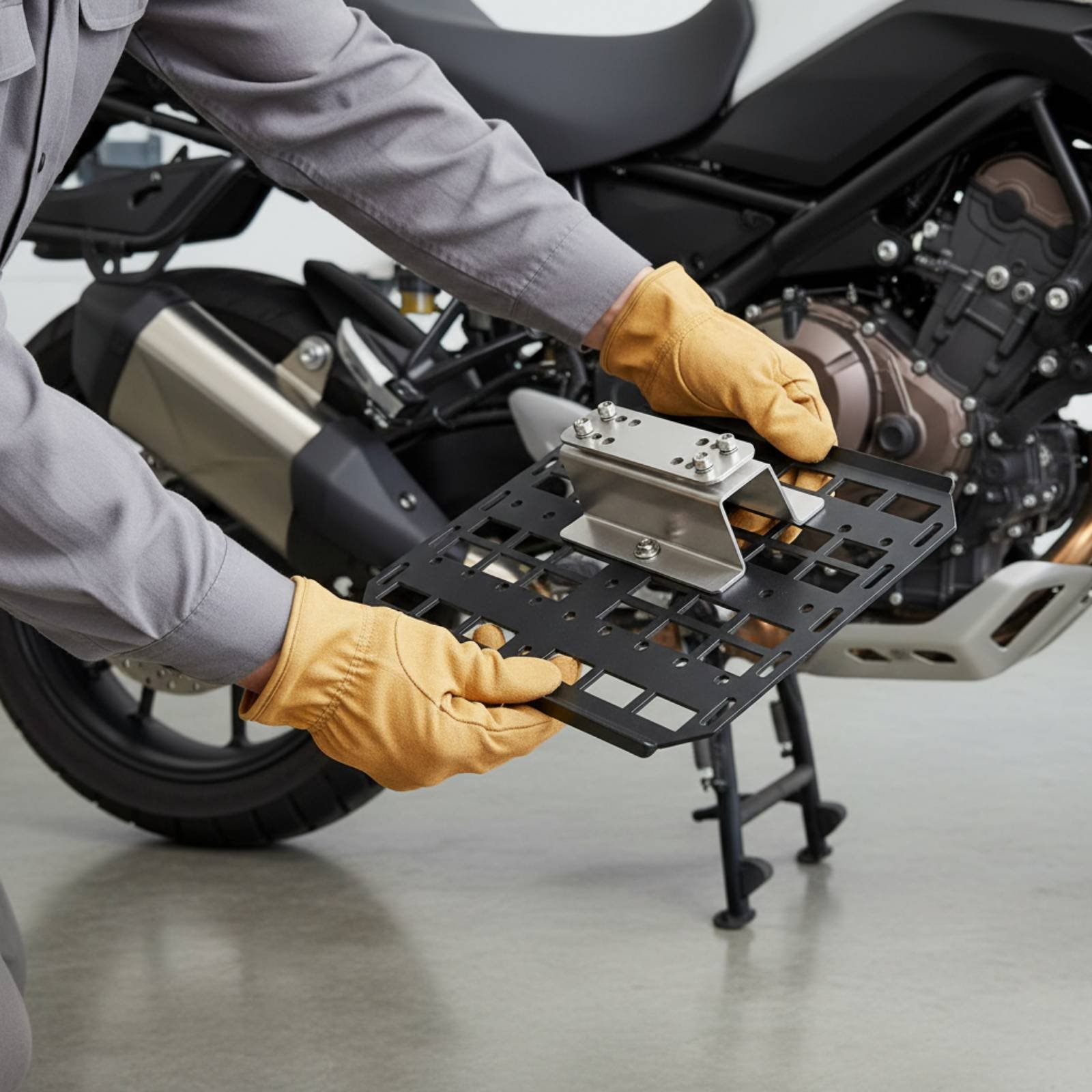 Uchwyt na sakwy motocyklowe, w – Motorcycle Gear Hanger recenzja i cena