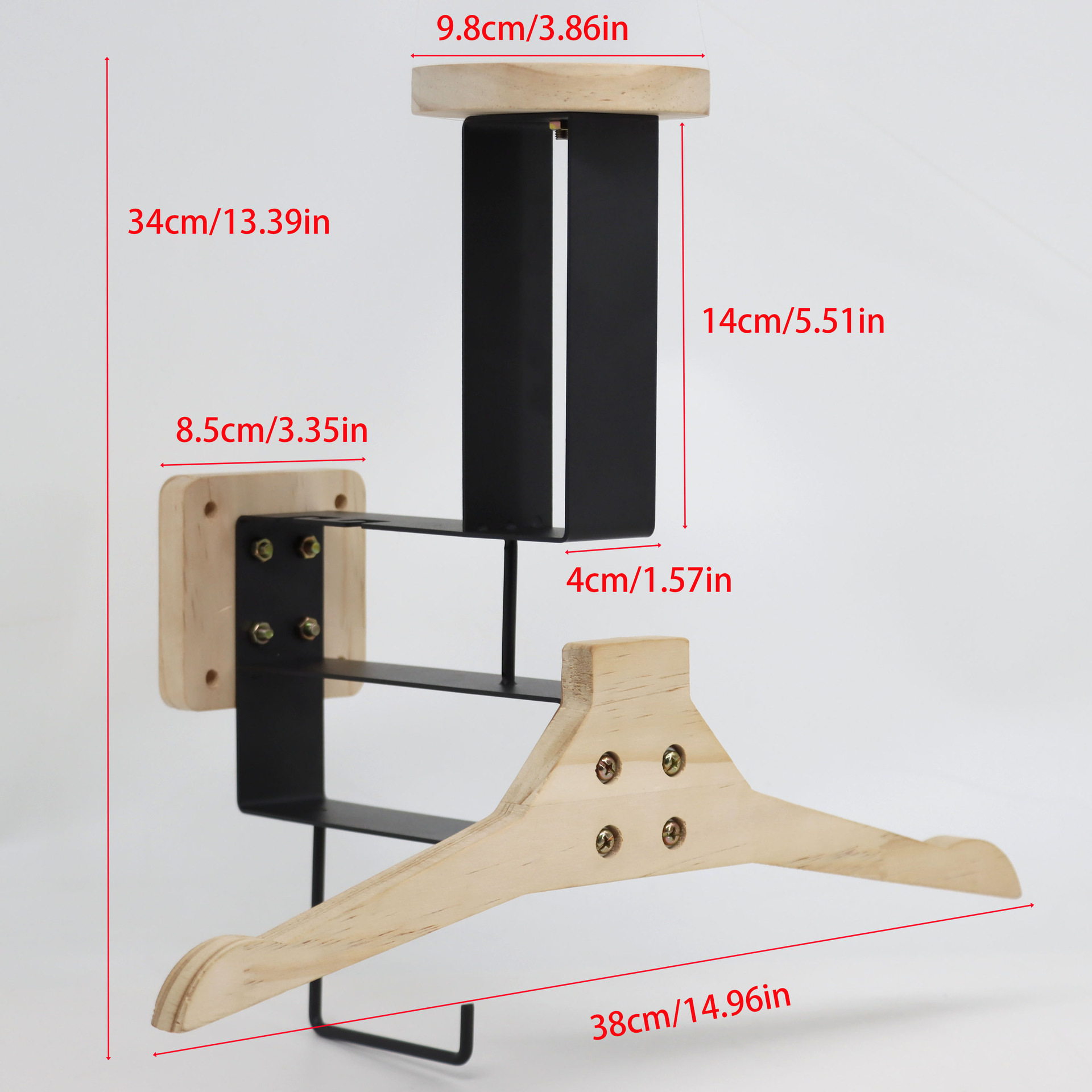 Drewniany wieszak na kask moto – Motorcycle Gear Hanger recenzja i cena